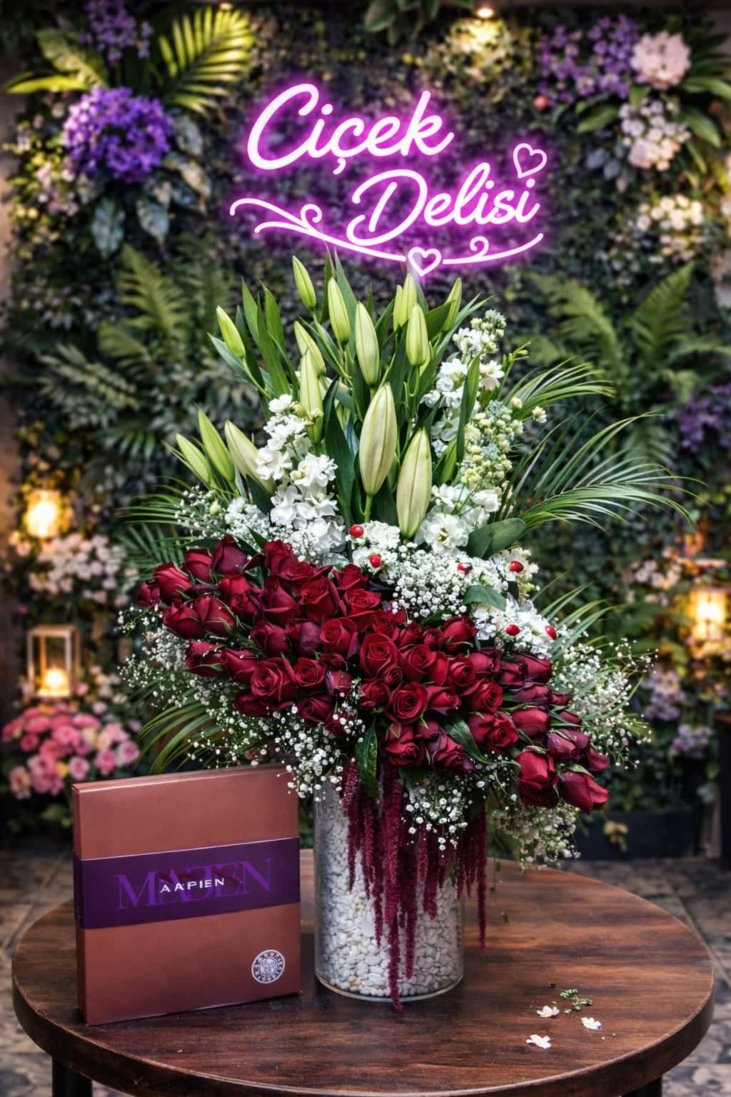 Vip Tasar�m zambak ve g�l